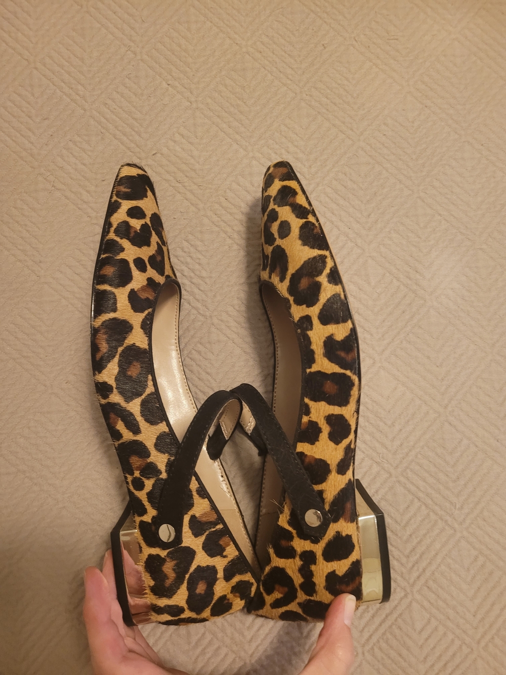 Essex Lane Leopard Mary Janes - Picture 2 of 4